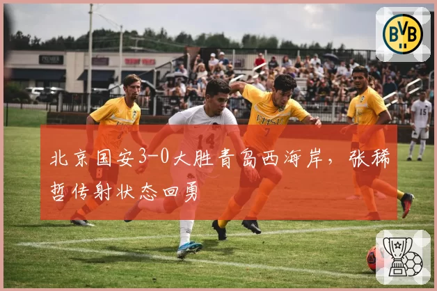 北京国安3-0大胜青岛西海岸,张稀哲传射状态回勇